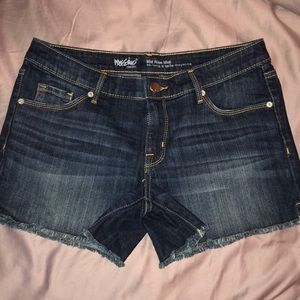 Denim jean shorts
